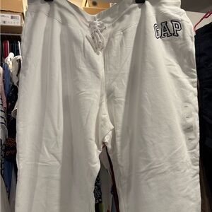 GAP Classic White Joggers